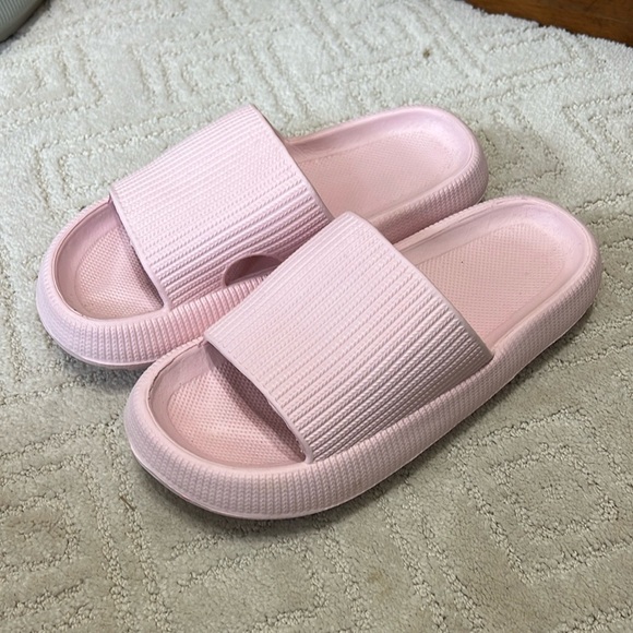 Pink Slide Sandals - Picture 1 of 6